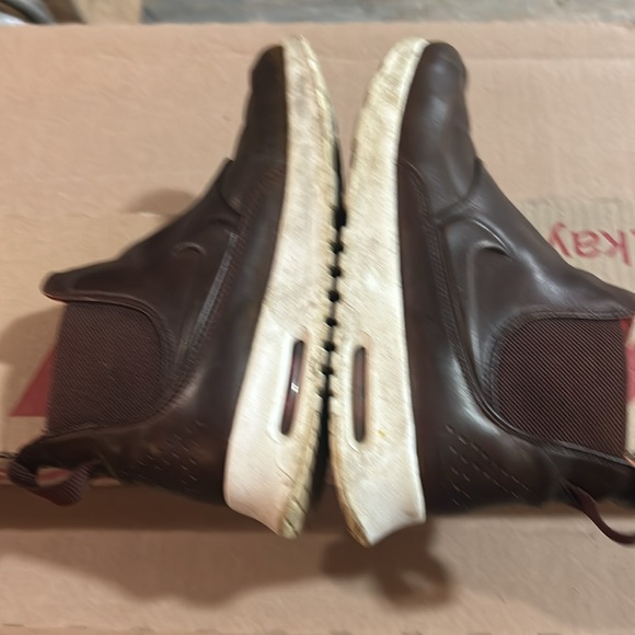Nike air max Thea mid Chocolate / maroon size 7 - Picture 6 of 7
